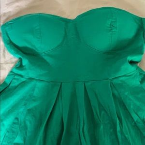 Body Central Dresses - Women’s green strapless mini dress Body Central Dresses - Women’s green strapless mini dress